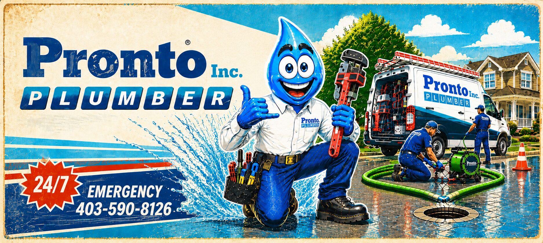 Pronto Inc. Plumber &mdash; 24/7 Emergency 403-590-8126